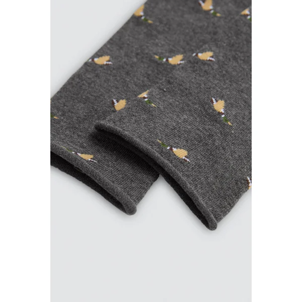 Lot de 4 chaussettes hautes imprimées sans revers