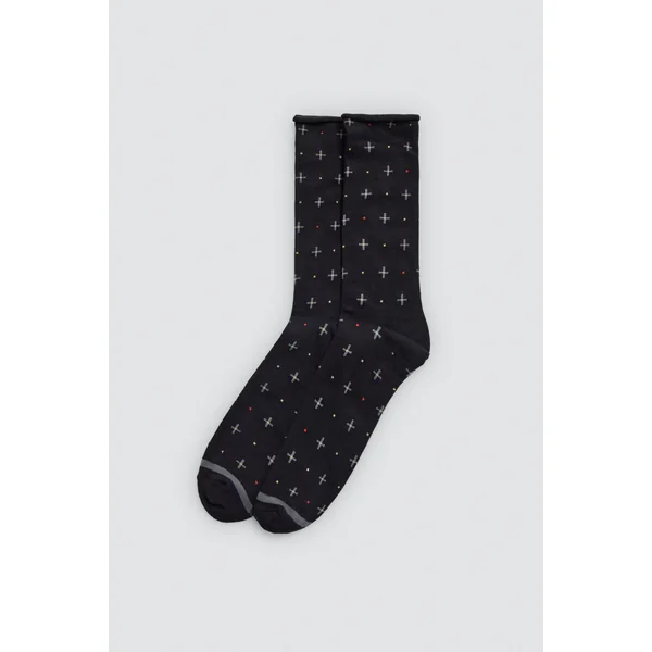 Lot de 4 chaussettes hautes imprimées sans revers