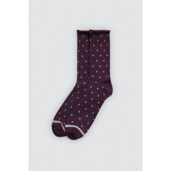 Lot de 4 chaussettes hautes imprimées sans revers