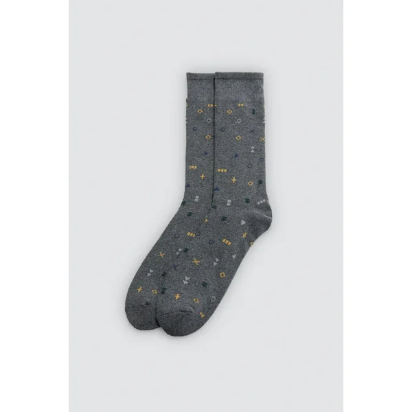 Lot de 4 chaussettes hautes thermiques imprimées