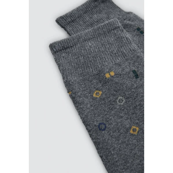 Lot de 4 chaussettes hautes thermiques imprimées