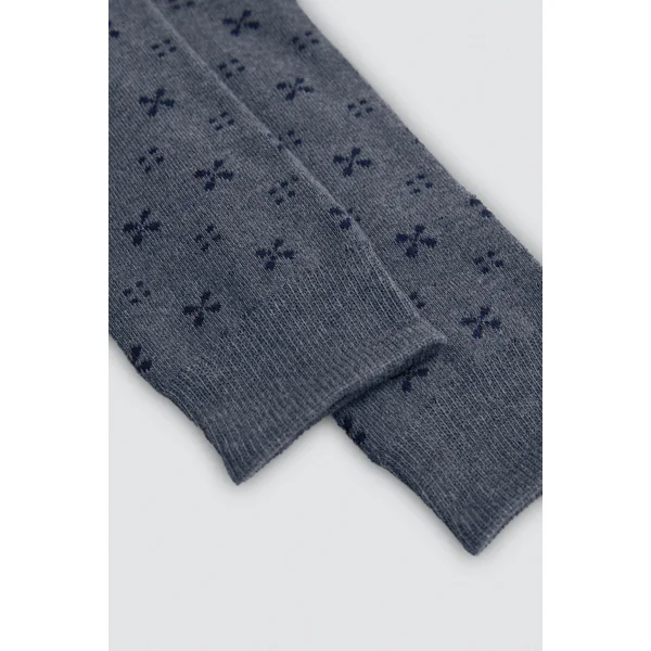 Lot de 4 chaussettes hautes thermiques imprimées