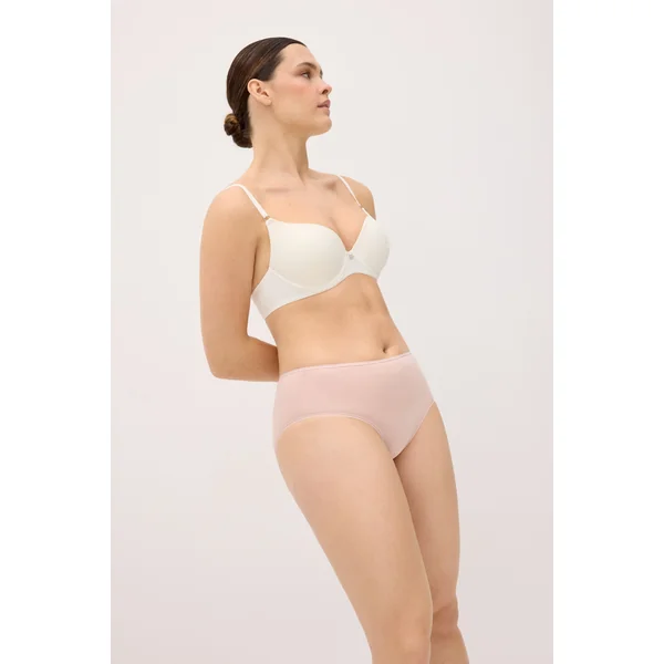 Lot de 4 culottes basiques taille haute de couleurs assorties