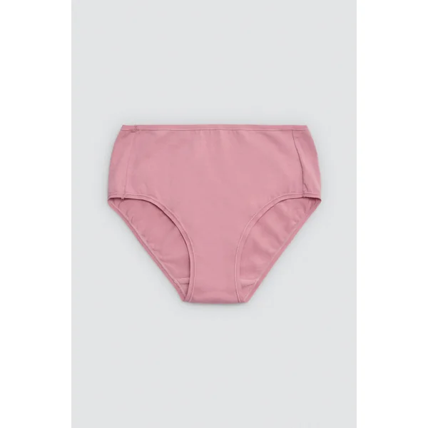 Lot de 4 culottes taille haute basiques en coton