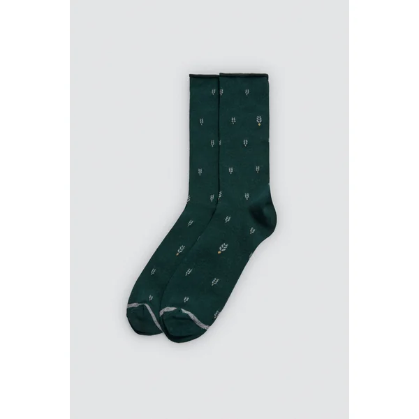 Lot de 6 chaussettes hautes imprimées sans revers