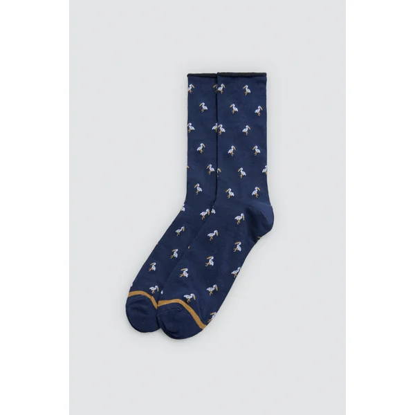 Lot de 6 chaussettes hautes imprimées sans revers