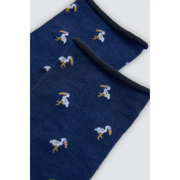 Lot de 6 chaussettes hautes imprimées sans revers