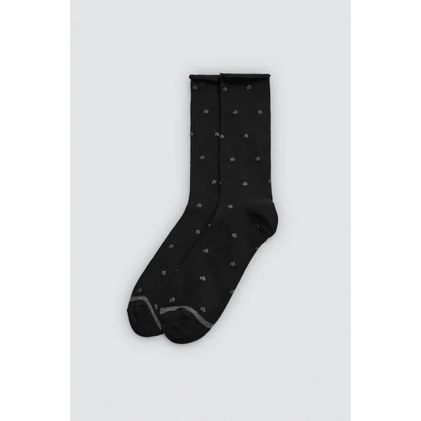 Lot de 6 chaussettes hautes imprimées sans revers