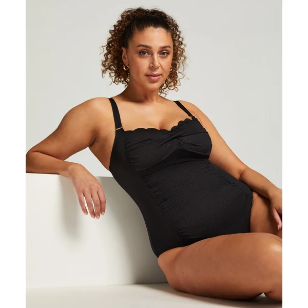 Maillot de bain Scallop - Noir