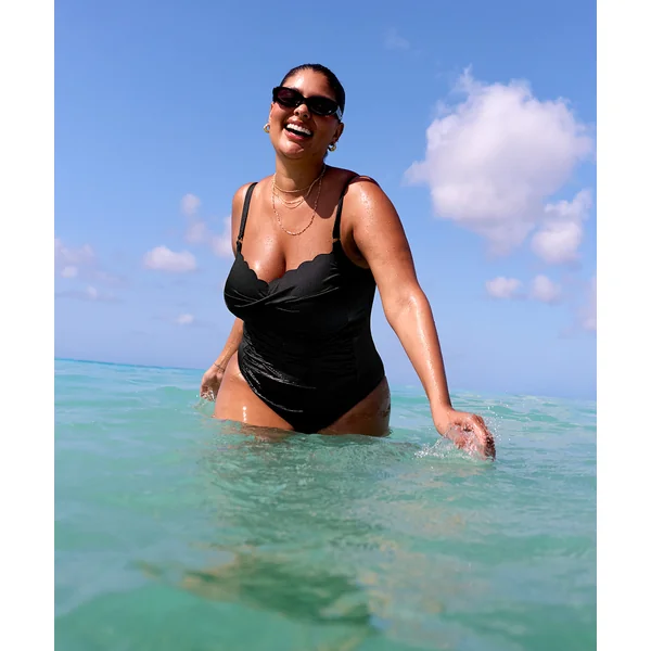 Maillot de bain Scallop - Noir