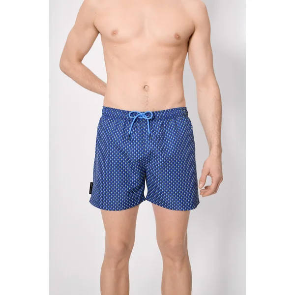 Maillot de bain taille moyenne à imprimé marin ethnique