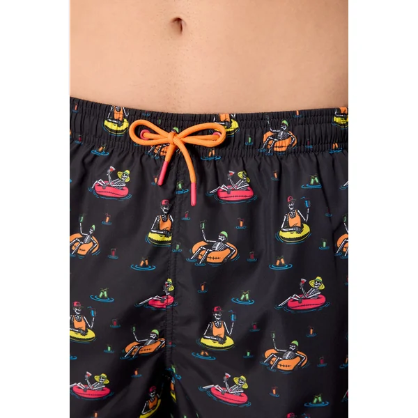 Maillot de bain une pièce à imprimé tête de mort multicolore Sockarrats