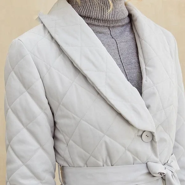 Manteau Bohème Gris Clair