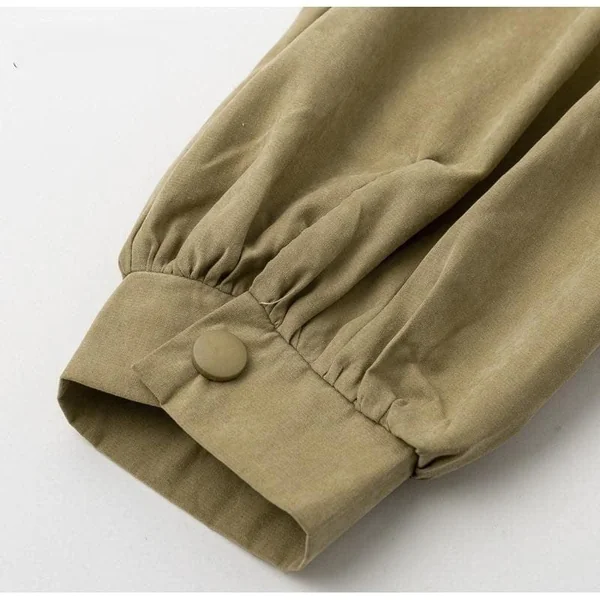 Manteau Long Bohème Kaki