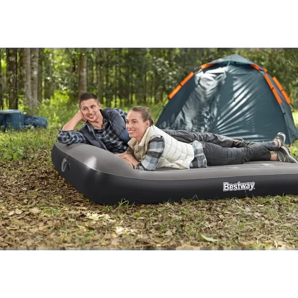 Matelas gonflable 2 personnes avec pompe électrique USB intégrée