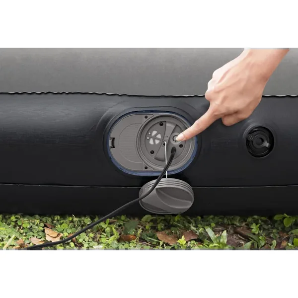 Matelas gonflable 2 personnes avec pompe électrique USB intégrée