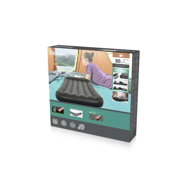 Matelas gonflable camping 1 personne 188 x 99 x 30 cm