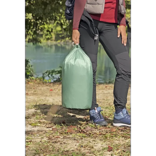 Matelas gonflable de trekking 2 places 203 x 142 x 15 cm avec gonfleur