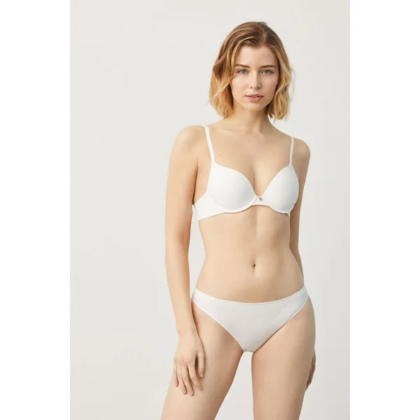 Mini culotte en coton blanc