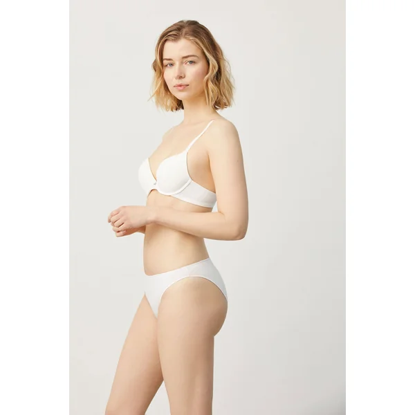 Mini culotte en coton blanc