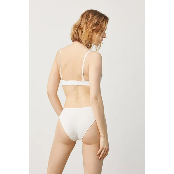Mini culotte en coton blanc