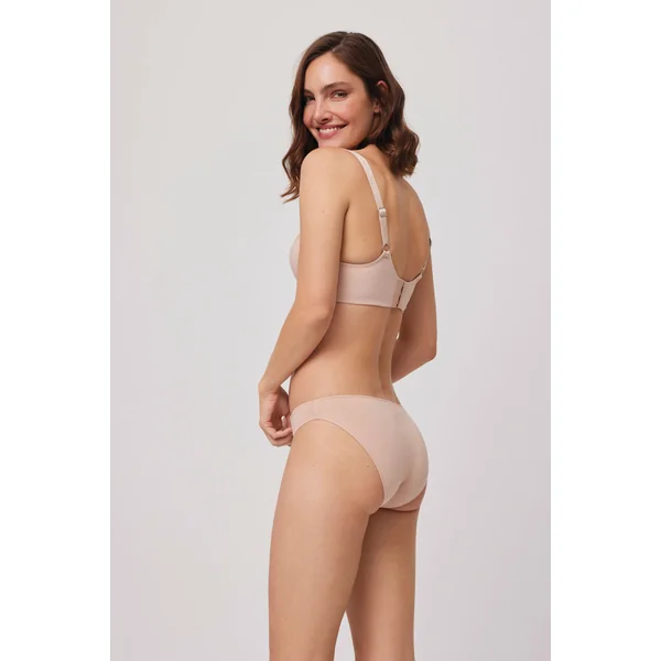 Mini culotte en coton nude
