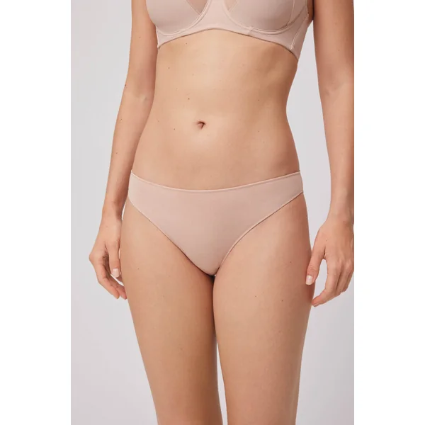 Mini culotte en coton nude