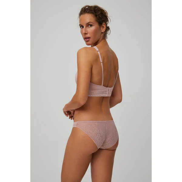 Mini culotte invisible avec dentelle rose