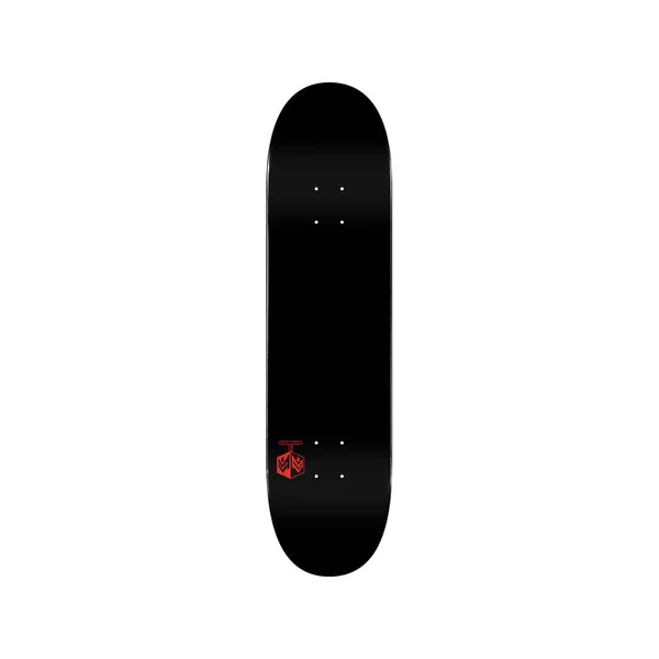 MINI LOGO DECK CHEVRON DETONATOR SOLID BLACK 8.0 X 31.45