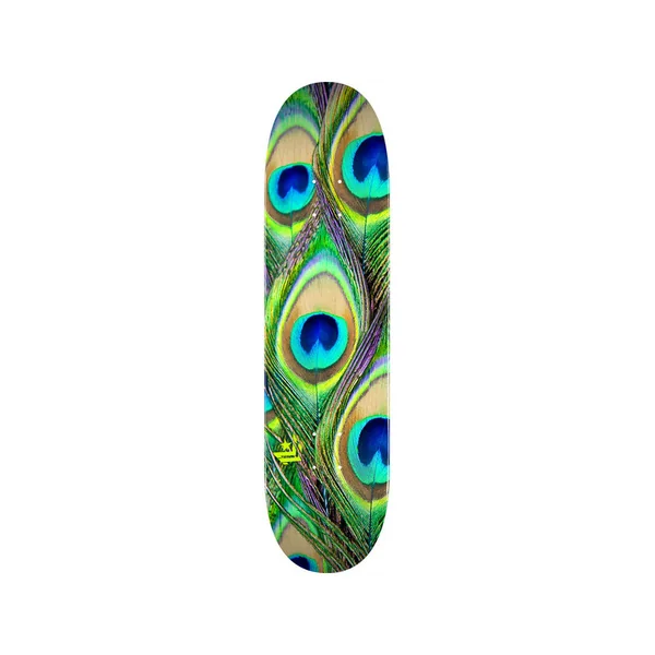 MINI LOGO DECK FIN FUR FEATHER 18 PEACOCK 7.75 X 31.08