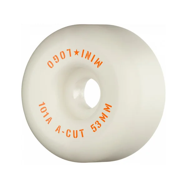 MINI LOGO WHEELS (JEU DE 4) 53MM A-CUT II 101A WHITE