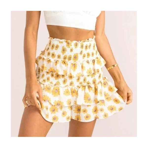Mini-Jupe Taille Haute