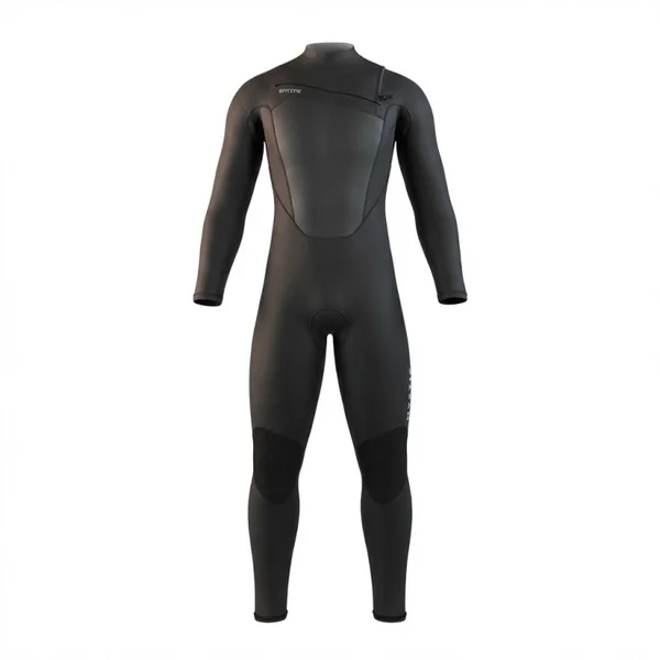 Mystic Brand Fullsuit 3/2mm Fzip Flatlock - Black