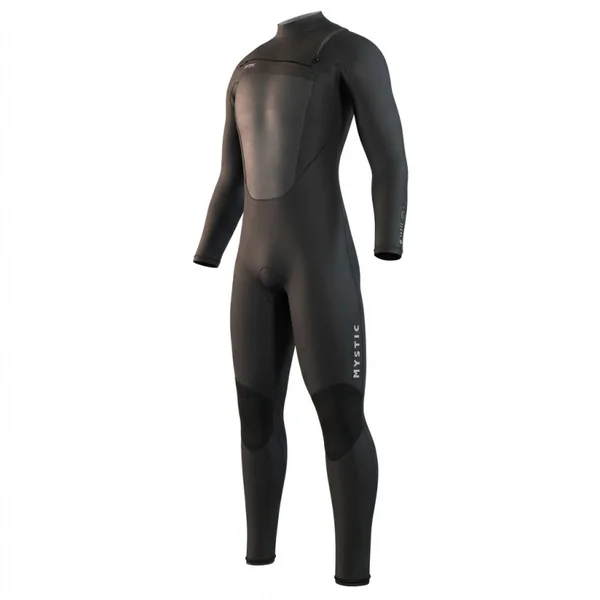 Mystic Brand Fullsuit 3/2mm Fzip Flatlock - Black