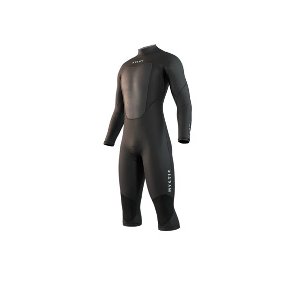 Mystic Brand Longarm Shortleg 3/2mm Bzip Flatlock - Black