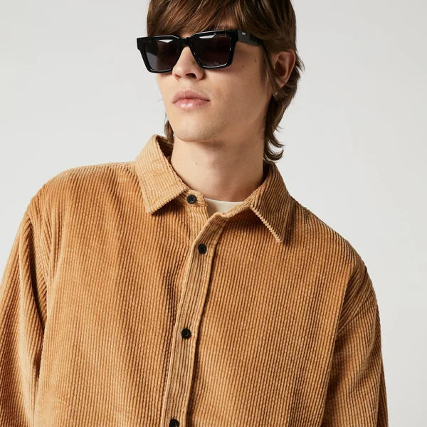 Mystic Corduroy Shirt - Slate Brown - S