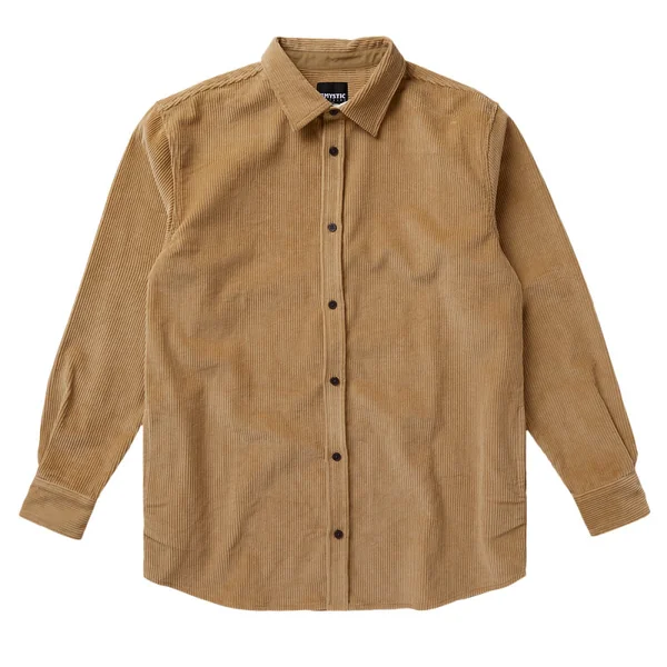Mystic Corduroy Shirt - Slate Brown - S