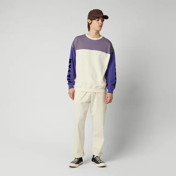 Mystic Docked Crew Sweat - Purple