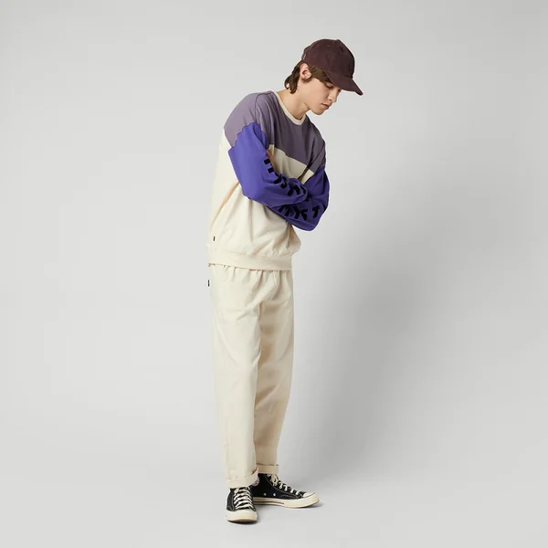 Mystic Docked Crew Sweat - Purple