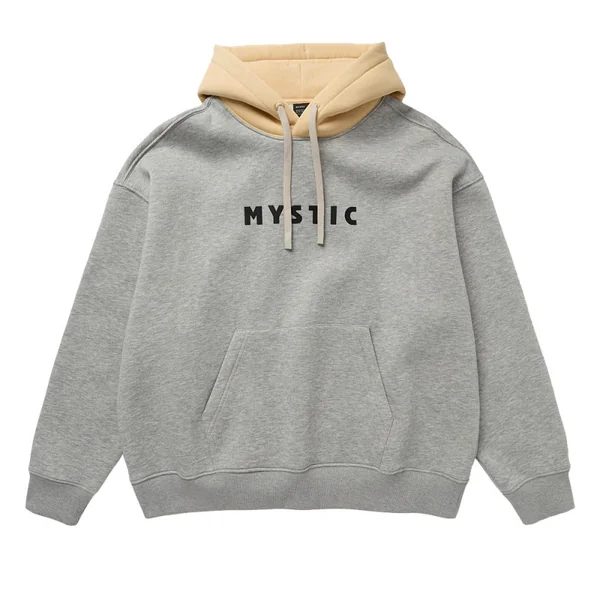 Mystic Eclipsis Hood Sweat - Light Grey Melee