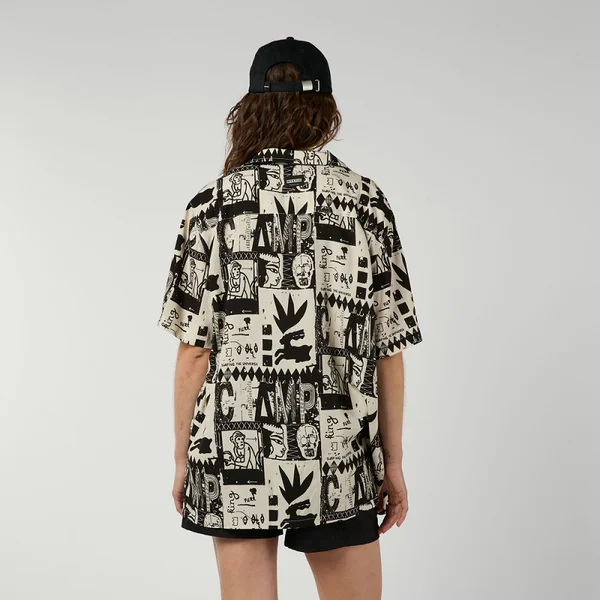 Mystic Monkey Shirt - Sand - M