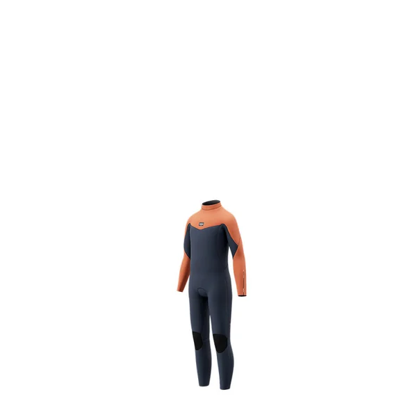 Mystic Star Fullsuit 3/2mm Bzip FL Kids - Navy / Orange