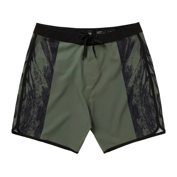 Mystic Warped Boardshort - Olive Green