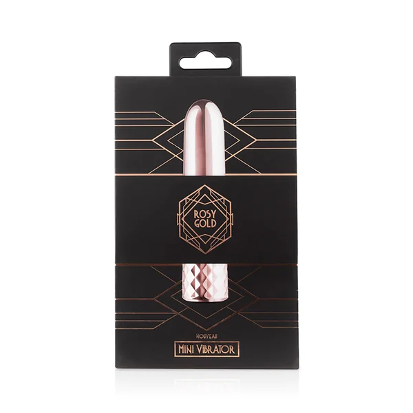 Nouveau Mini-Vibromasseur Rosy Gold - Rose