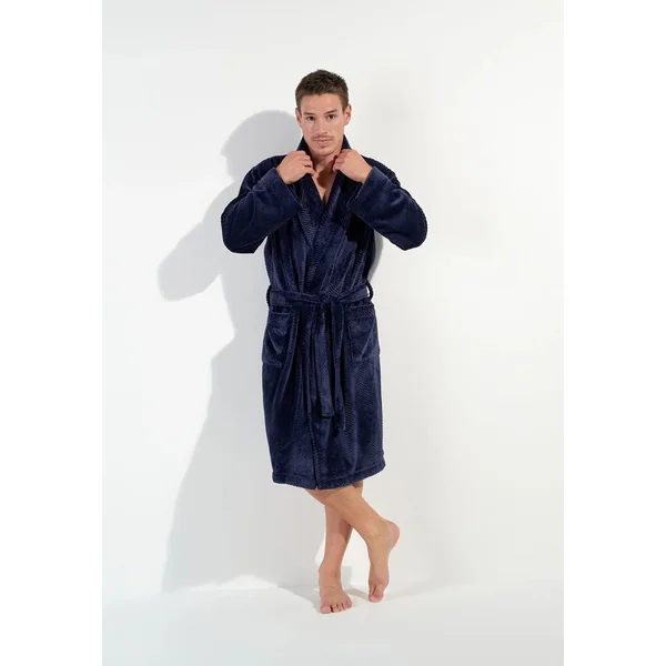 Nuit & Homewear Robe de Chambre et Peignoir bleu marine 402838