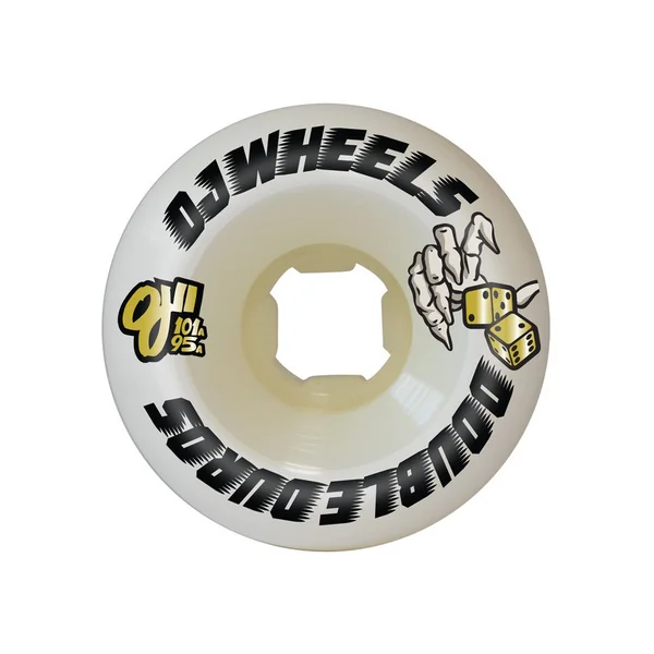 OJ WHEELS (JEU DE 4) 53MM DOUBLE DURO WHITE II 101A 95A