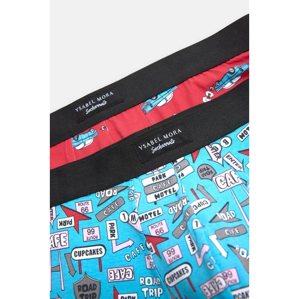 Pack de 2 boxers imprimé signal Sockarrats