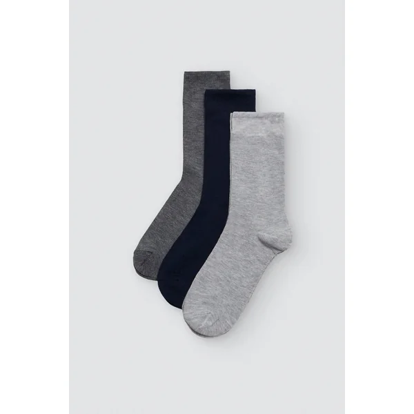 Pack de 3 chaussettes en bambou aux couleurs neutres