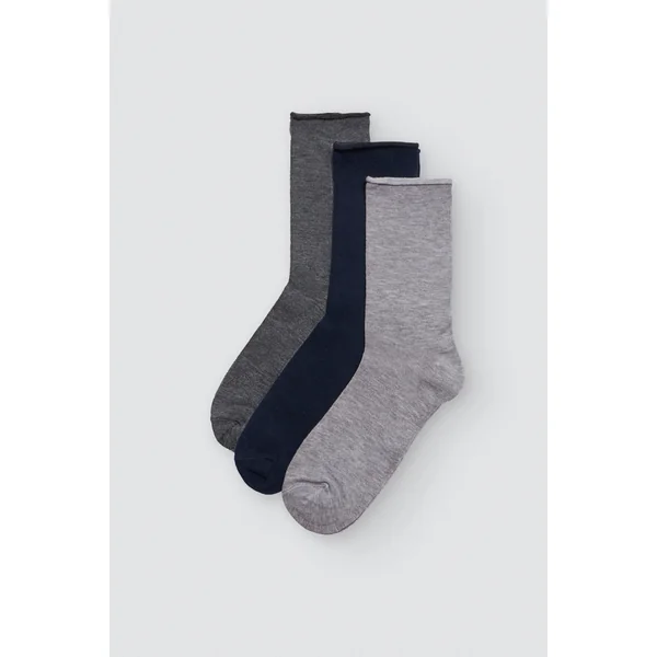 Pack de 3 chaussettes en bambou sans revers