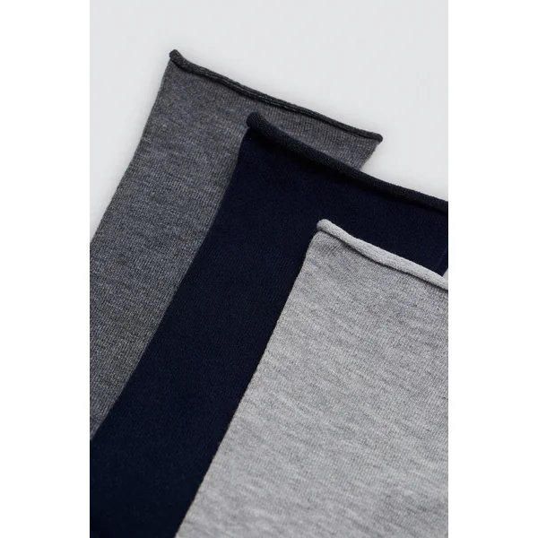 Pack de 3 chaussettes en bambou sans revers